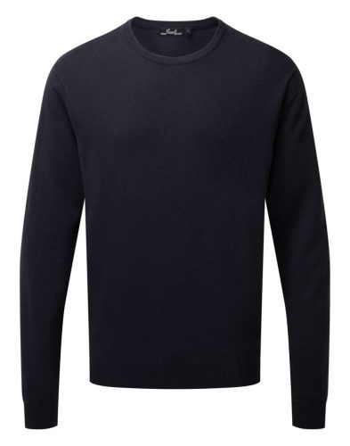 PR692 finom kötésű kereknyakú férfi pulóver Premier, Navy-3XL