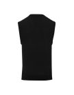 PR699 V-nyakkivágású trendy férfi mellény Premier, Black-3XL