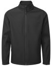 PR810 férfi softshell galléros dzseki elől végig cipzárral Premier, Black-2XL