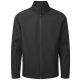 PR810 férfi softshell galléros dzseki elől végig cipzárral Premier, Black-3XL