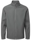 PR810 férfi softshell galléros dzseki elől végig cipzárral Premier, Dark Grey-3XL