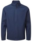 PR810 férfi softshell galléros dzseki elől végig cipzárral Premier, Navy-2XL