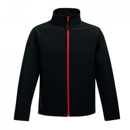 Regatta RETRA628 férfi softshell dzseki, Black/Classic Red