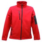 Regatta RETRA674 háromrétegű férfi softshell dzseki, Classic Red/Seal Grey