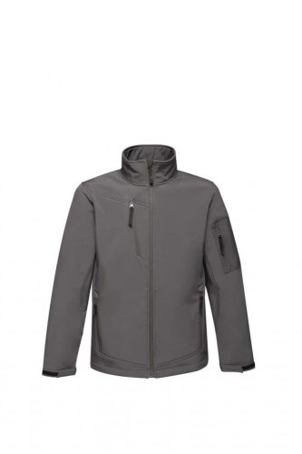 Regatta RETRA674 háromrétegű férfi softshell dzseki, Seal Grey/Black