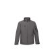 Regatta RETRA674 háromrétegű férfi softshell dzseki, Seal Grey/Black