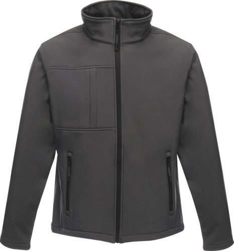 Regatta RETRA688 férfi softshell dzseki, Seal Grey/Black