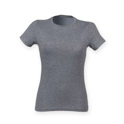 Skinny Fit SFL161 Női póló, Grey Triblend