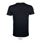 REGENT FIT környakas testhez álló férfi póló, SOL'S SO00553, Deep Black-2XL