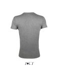 REGENT FIT környakas testhez álló férfi póló, SOL'S SO00553, Grey Melange-2XL