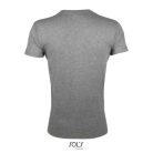 REGENT FIT környakas testhez álló férfi póló, SOL'S SO00553, Grey Melange-2XL