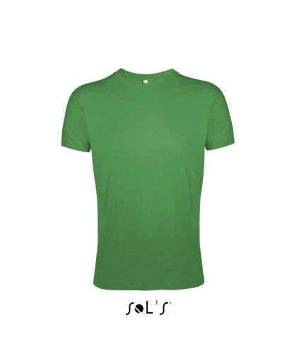 REGENT FIT környakas testhez álló férfi póló, SOL'S SO00553, Kelly Green-XL