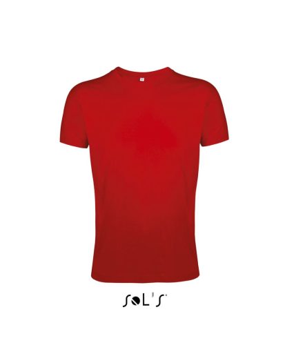 REGENT FIT környakas testhez álló férfi póló, SOL'S SO00553, Red-2XL