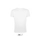 REGENT FIT környakas testhez álló férfi póló, SOL'S SO00553, White-2XL