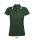 PASADENA Női galléros póló kontrasztos csíkokkal, SOL'S SO00578, Forest Green/White-XL