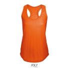 Női ujjatlan sporthátú trikó, SOL'S SO00579, Burnt Orange-XS