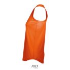 Női ujjatlan sporthátú trikó, SOL'S SO00579, Burnt Orange-XS