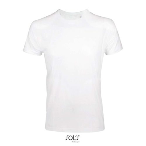 IMPERIAL keskeny szabású rövid ujjú férfi póló, SOL'S SO00580, White-L