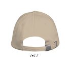 Uniszex pamut 5 paneles baseball sapka, SOL'S SO00594, Beige-U