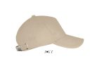 Uniszex pamut 5 paneles baseball sapka, SOL'S SO00594, Beige-U