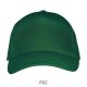 Uniszex pamut 5 paneles baseball sapka, SOL'S SO00594, Bottle Green-U