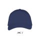 Uniszex pamut 5 paneles baseball sapka, SOL'S SO00594, French Navy-U