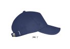 Uniszex pamut 5 paneles baseball sapka, SOL'S SO00594, French Navy-U