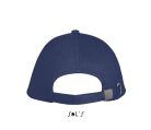 Uniszex pamut 5 paneles baseball sapka, SOL'S SO00594, French Navy/White-U