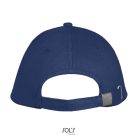 Uniszex pamut 5 paneles baseball sapka, SOL'S SO00594, French Navy/White-U