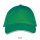 Uniszex pamut 5 paneles baseball sapka, SOL'S SO00594, Kelly Green/White-U