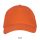 Uniszex pamut 5 paneles baseball sapka, SOL'S SO00594, Orange-U