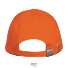 Uniszex pamut 5 paneles baseball sapka, SOL'S SO00594, Orange-U