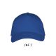 Uniszex pamut 5 paneles baseball sapka, SOL'S SO00594, Royal Blue-U