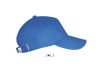 Uniszex pamut 5 paneles baseball sapka, SOL'S SO00594, Royal Blue-U