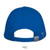 Uniszex pamut 5 paneles baseball sapka, SOL'S SO00594, Royal Blue-U