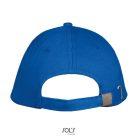 Uniszex pamut 5 paneles baseball sapka, SOL'S SO00594, Royal Blue/White-U