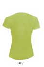 Női raglános rövid ujjú sport póló, SOL'S SO01159, Apple Green-2XL