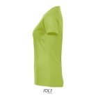 Női raglános rövid ujjú sport póló, SOL'S SO01159, Apple Green-2XL