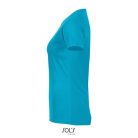 Női raglános rövid ujjú sport póló, SOL'S SO01159, Aqua-2XL