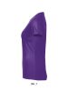 Női raglános rövid ujjú sport póló, SOL'S SO01159, Dark Purple-L