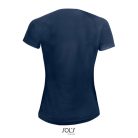 Női raglános rövid ujjú sport póló, SOL'S SO01159, French Navy-2XL