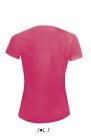 Női raglános rövid ujjú sport póló, SOL'S SO01159, Neon Coral-2XL