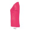 Női raglános rövid ujjú sport póló, SOL'S SO01159, Neon Coral-L