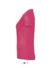 Női raglános rövid ujjú sport póló, SOL'S SO01159, Neon Coral-S