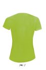 Női raglános rövid ujjú sport póló, SOL'S SO01159, Neon Green-2XL