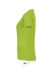 Női raglános rövid ujjú sport póló, SOL'S SO01159, Neon Green-2XL