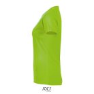 Női raglános rövid ujjú sport póló, SOL'S SO01159, Neon Green-2XL