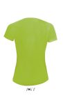 Női raglános rövid ujjú sport póló, SOL'S SO01159, Neon Green-M