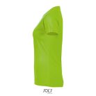 Női raglános rövid ujjú sport póló, SOL'S SO01159, Neon Green-M