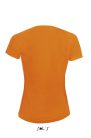 Női raglános rövid ujjú sport póló, SOL'S SO01159, Neon Orange-2XL